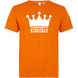 T-shirt Kingsday | oranje koningsdag kleding | oranje t-shirt | Oranje | maat XS
